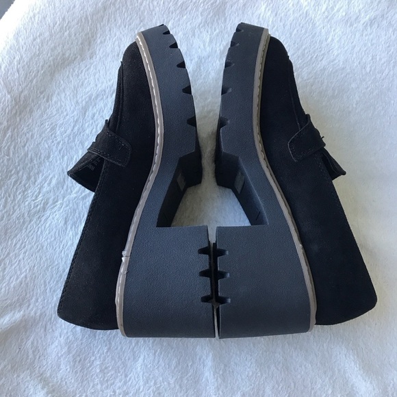 DV Dolce Vita Temecula style black suede-like sz 6 Manmade materials Rub… - Picture 7 of 9